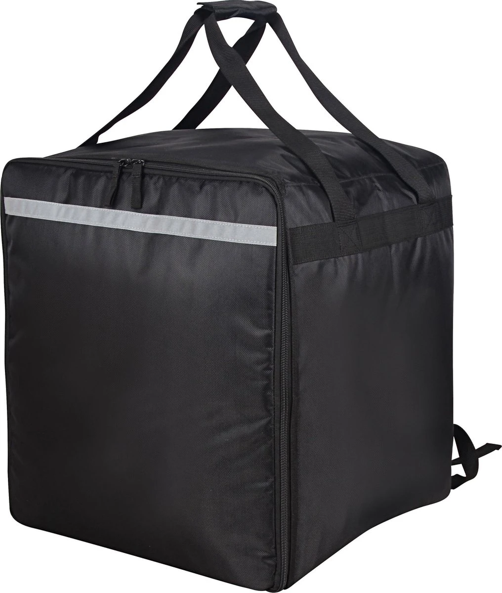 Merkloos Bezorgtas Rugzak Zwart 63 Liter - Afbeelding 4