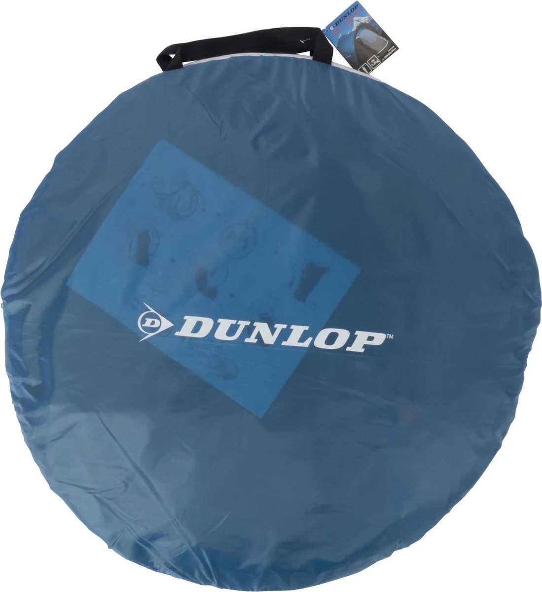 Dunlop Pop Up Tent 220 X 120 X 90 Cm - Grijs/ Blauw - 1 Persoons - Afbeelding 6