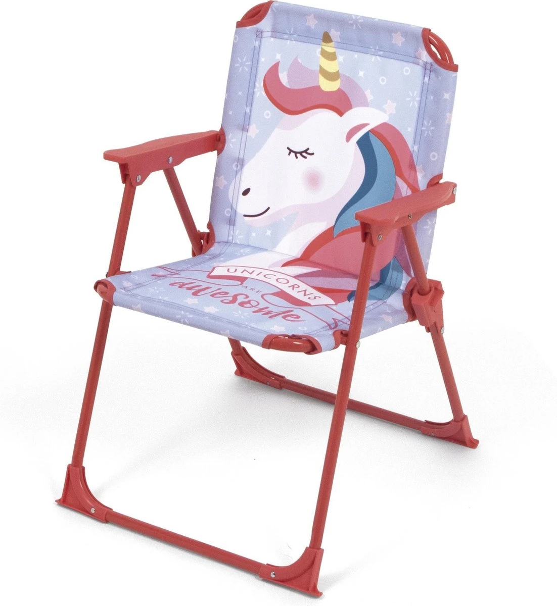 Arditex Klapstoel Unicorn Junior 53 Cm Polyester Roze/blauw - Afbeelding 2