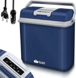 Tillvex- Koelbox, Coolbox, 24 Liter, Blauw