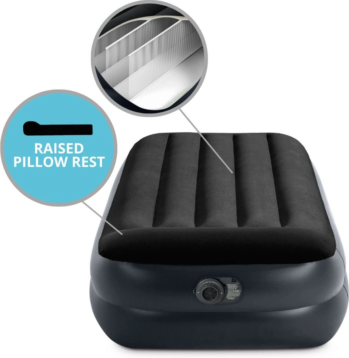 Intex Pillow Twin Luchtbed 1-persoons 99x191x42 Cm - Afbeelding 7