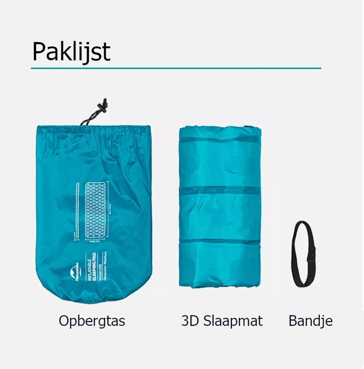Naturehike® 3D Luchtmatras Premium - Comfortabel R-waarde 2.0 - Extra Dikke Slaapmat - Luchtbed Kamperen - Opblaasbaar Matras - Lichtgewicht - Outdoor - Camping - Afbeelding 8
