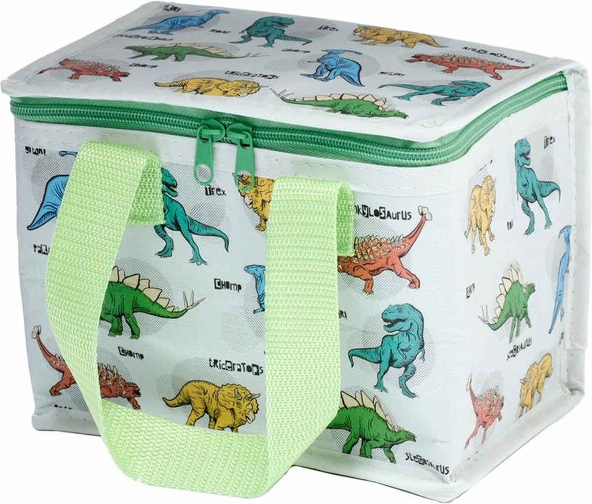 Kleine Lunch/sixpack Koeltas - Dinosaurus Print - 21 X 16 Cm - 4,7 L