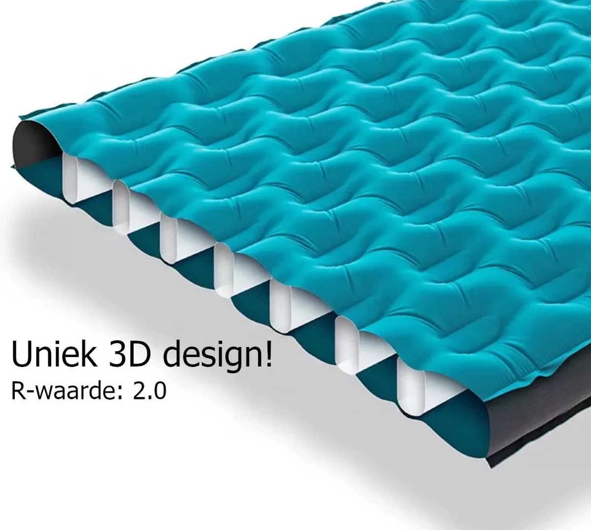 Naturehike® 3D Luchtmatras Premium - Comfortabel R-waarde 2.0 - Extra Dikke Slaapmat - Luchtbed Kamperen - Opblaasbaar Matras - Lichtgewicht - Outdoor - Camping - Afbeelding 9