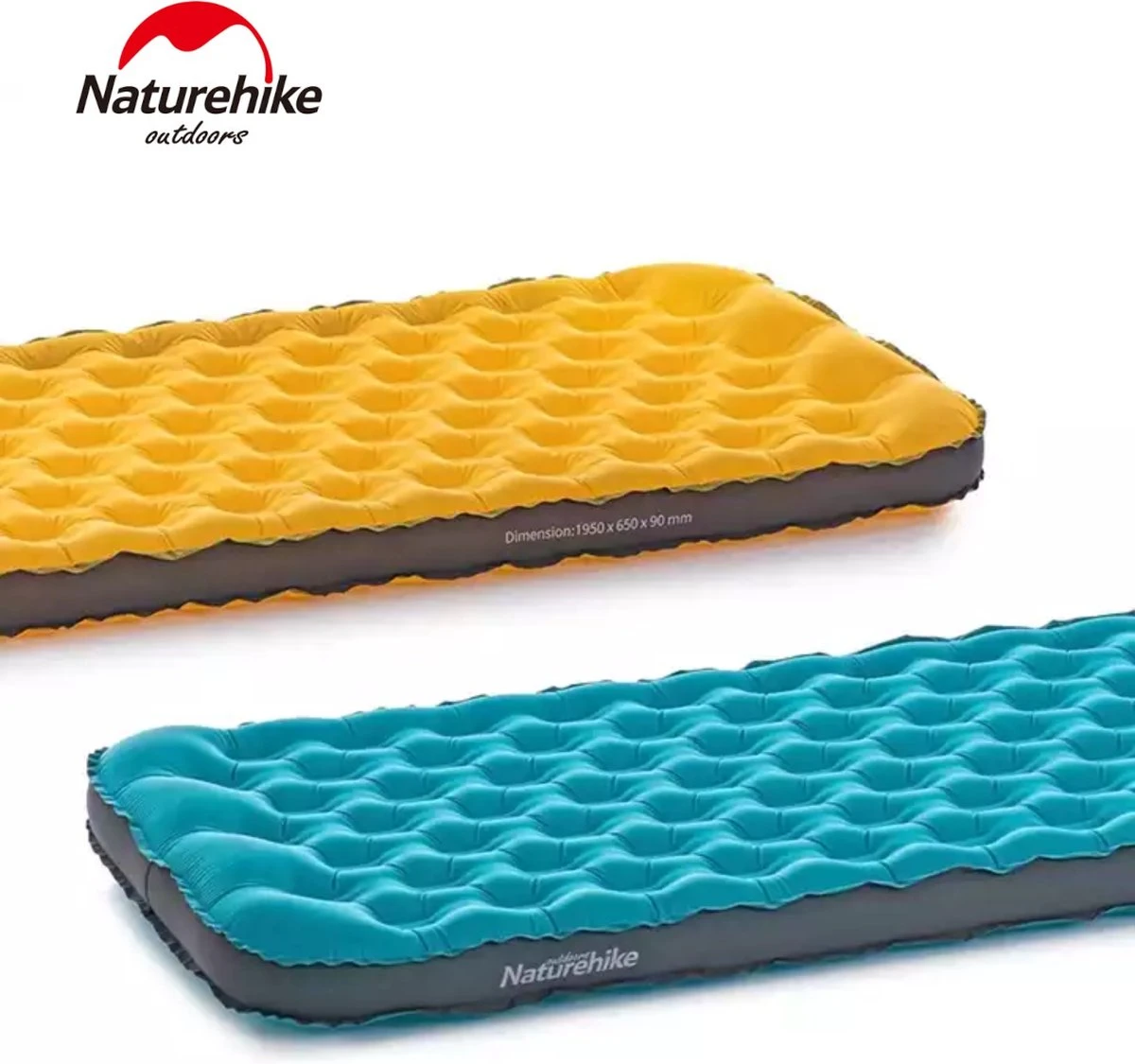 Naturehike® 3D Luchtmatras Premium - Comfortabel R-waarde 2.0 - Extra Dikke Slaapmat - Luchtbed Kamperen - Opblaasbaar Matras - Lichtgewicht - Outdoor - Camping - Afbeelding 2