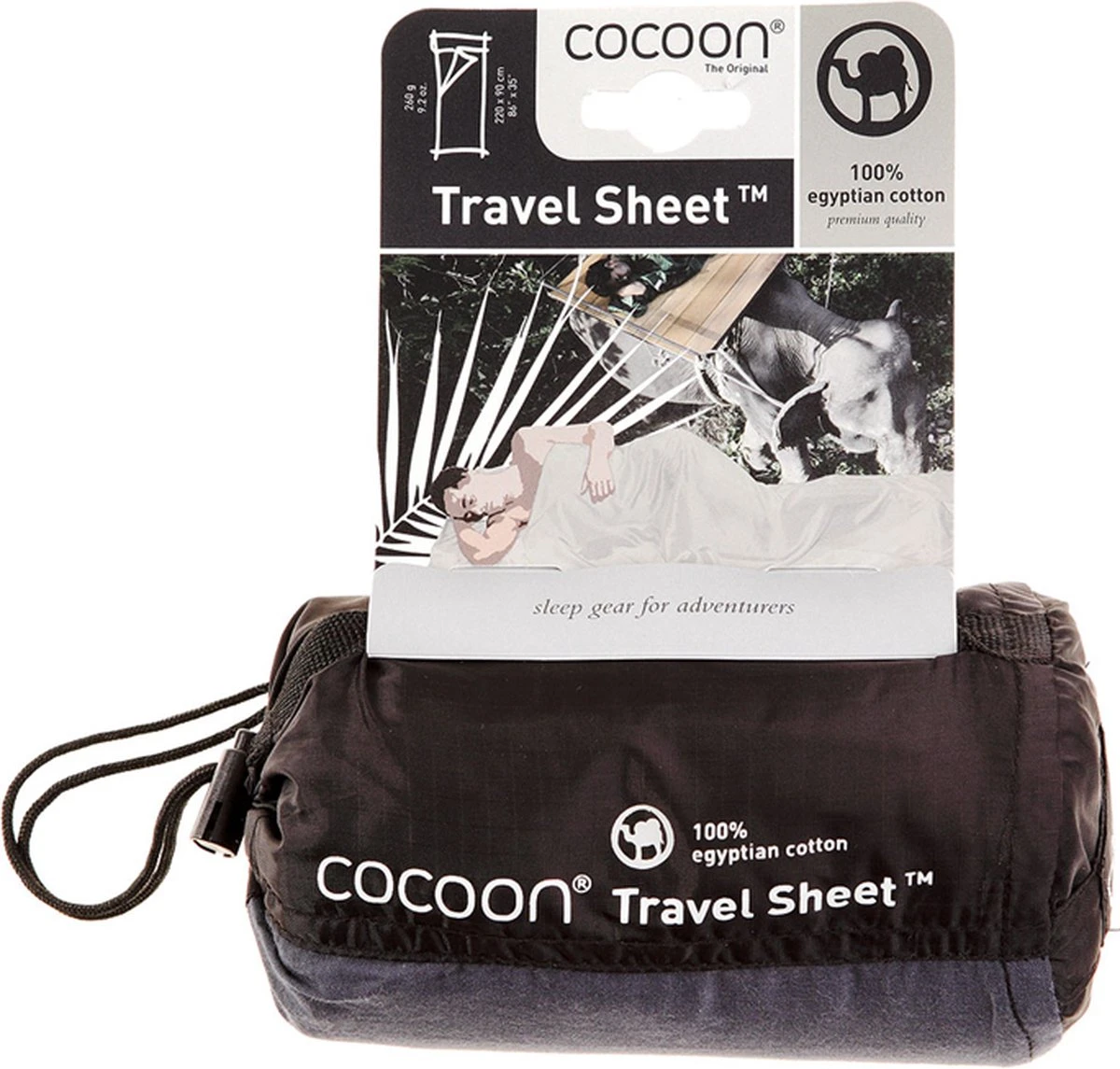 Cocoon TravelSheets 100% Egyptisch Katoen - Tuareg - Afbeelding 3