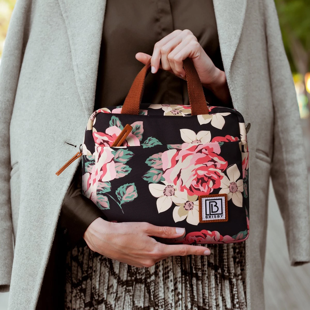 Brisby 4 Laags Geïsoleerde Koeltas - Lunchtas 4 Liter - Bloemetjes - Afbeelding 6