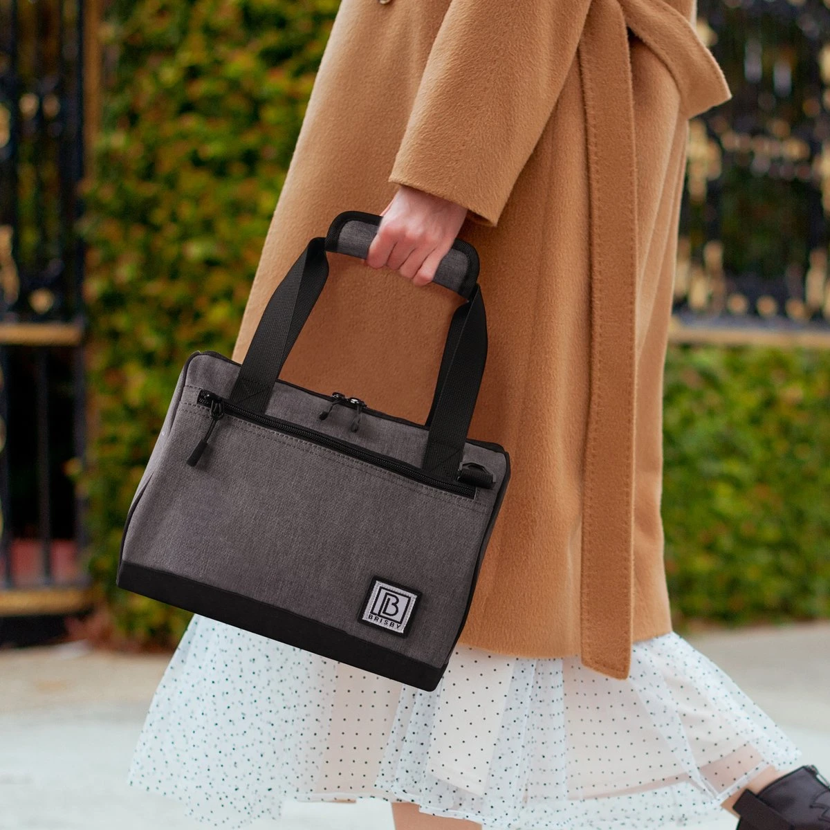 Brisby 4 Laags Geïsoleerde Koeltas - Lunchtas 10 Liter - Donkergrijs - Afbeelding 5