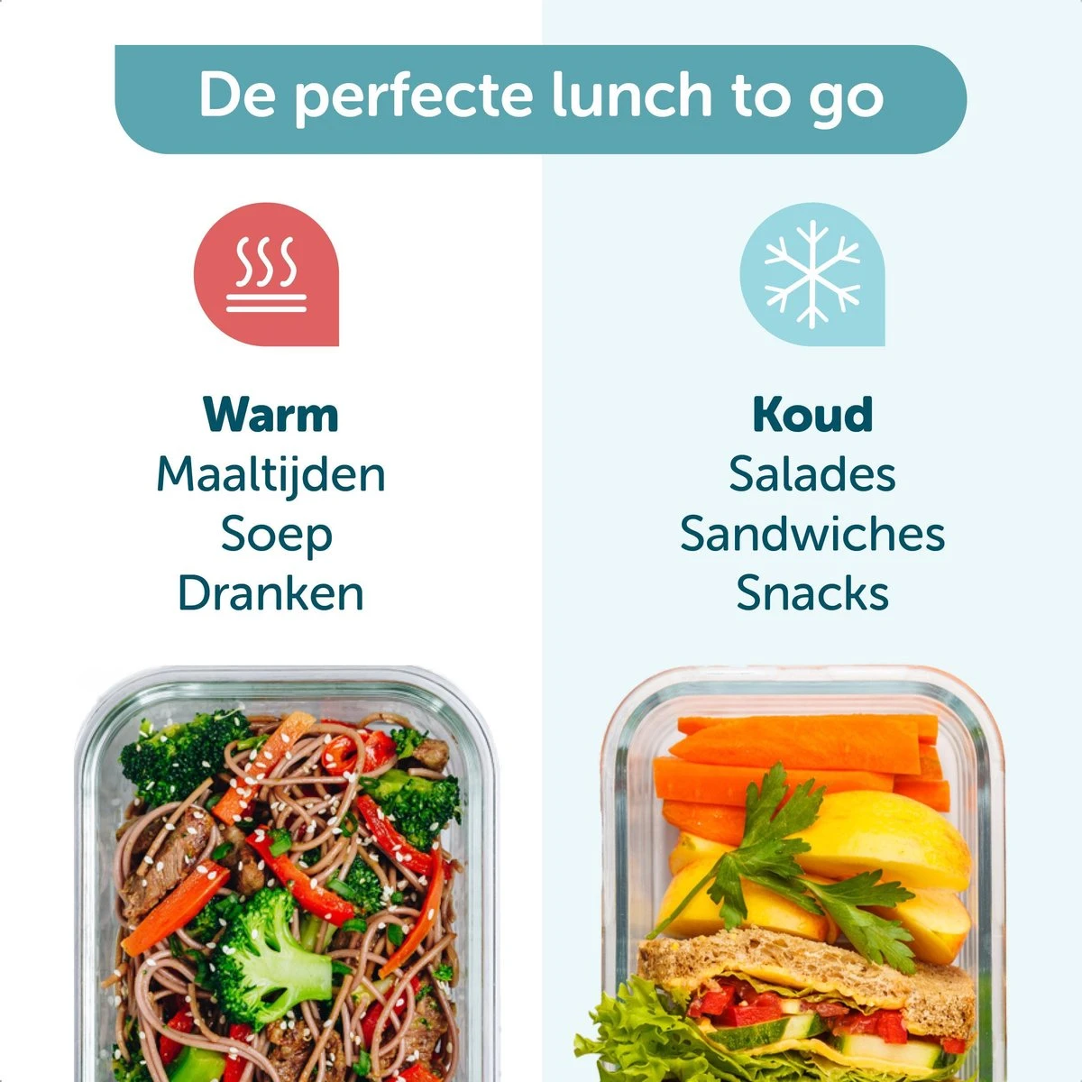 ForDig Lunchtas Zwart - Koeltas Gemaakt Van 600D Polyester Met PEVA-Voering - Ruimte Voor Lunchtrommel / Snacks / Blikjes - Koel Tas Met Mesh Opbergruimtes En Ruimte Voor Bestek - Lunch Tas Cool Bag - Coolerbag - Kleine Cooler - Afbeelding 6