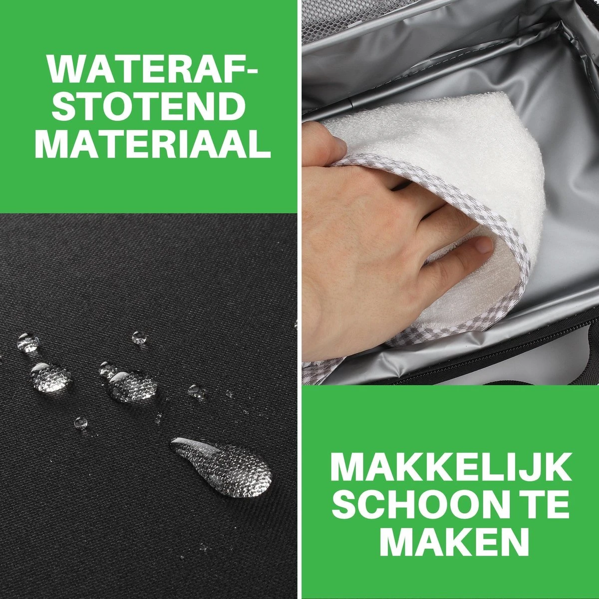 Brisby 4 Laags Geïsoleerde Koeltas - Lunchtas 1.5 Liter - Zwart - Afbeelding 7