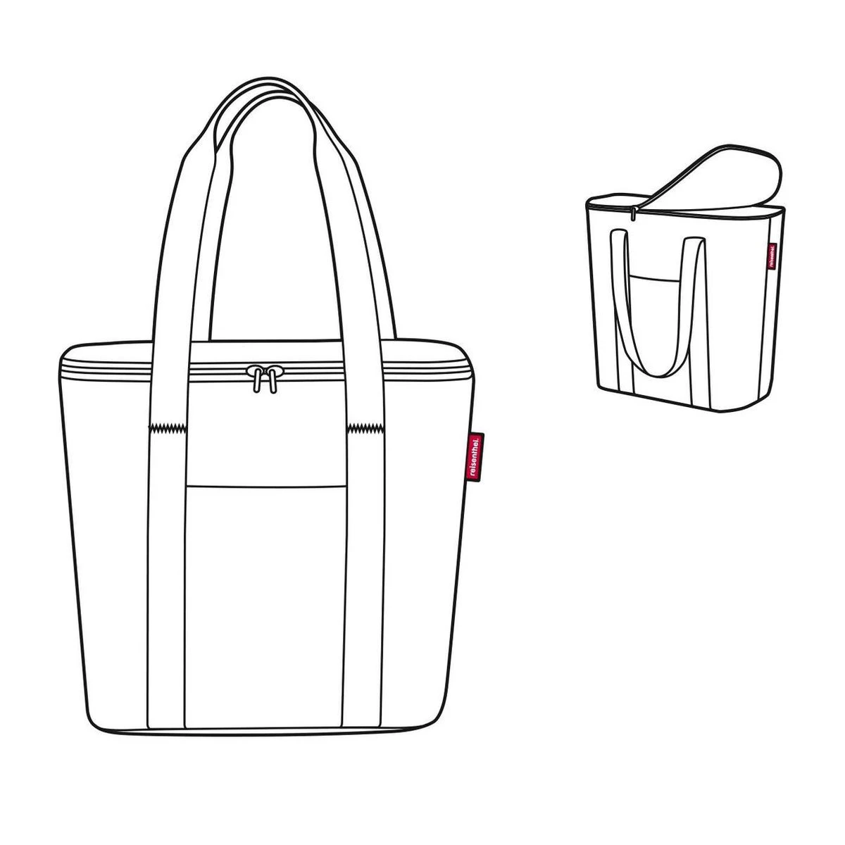 Reisenthel Thermoshopper Koeltas - 15L - Zwart - Afbeelding 2