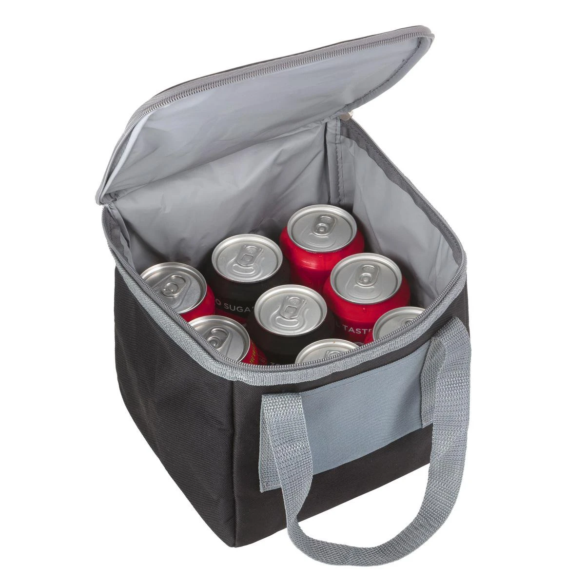Basis Sterke Koeltas Set - 25 + 10 Liter - Lunchtas - Geïsoleerde Koeltassen - Picknicktas - Coolerbag - Zwart - Afbeelding 3