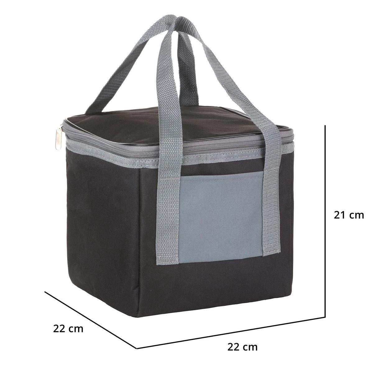 Basis Sterke Koeltas Set - 25 + 10 Liter - Lunchtas - Geïsoleerde Koeltassen - Picknicktas - Coolerbag - Zwart - Afbeelding 4