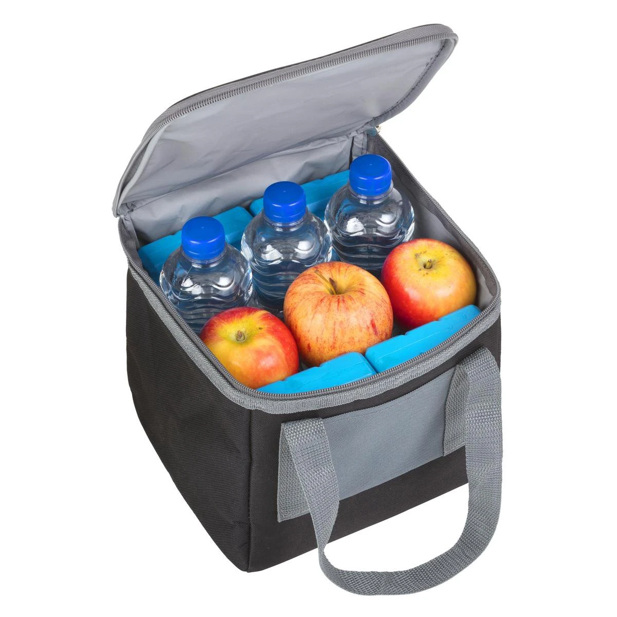 Basis Sterke Koeltas Set - 25 + 10 Liter - Lunchtas - Geïsoleerde Koeltassen - Picknicktas - Coolerbag - Zwart - Afbeelding 6