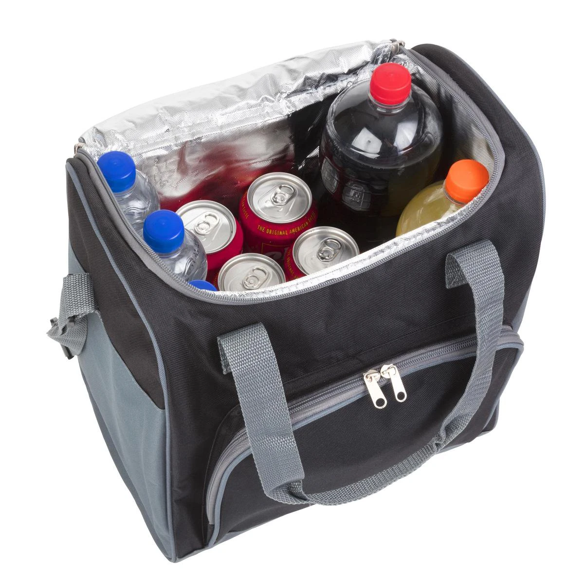 Basis Sterke Koeltas Set - 25 + 10 Liter - Lunchtas - Geïsoleerde Koeltassen - Picknicktas - Coolerbag - Zwart - Afbeelding 7