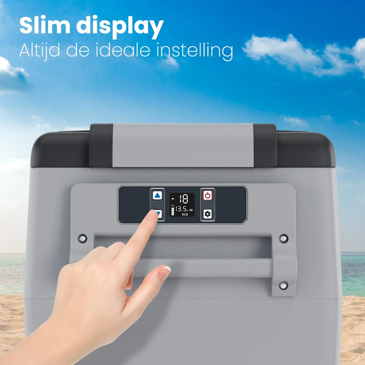 Auronic Elektrische Koelbox - 30.4L - Compressor - 12V En 240V - Grijs - Afbeelding 9