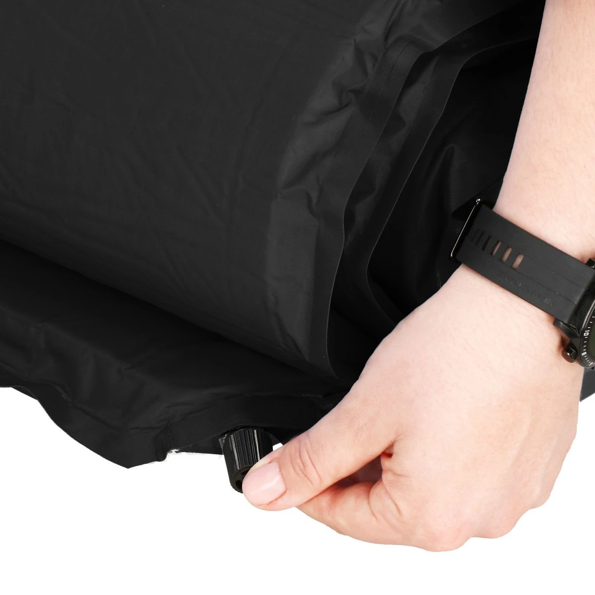 Springos Slaapmat | Zelfopblazend | 180 Cm | Inclusief Hoes | Zwart - Afbeelding 16