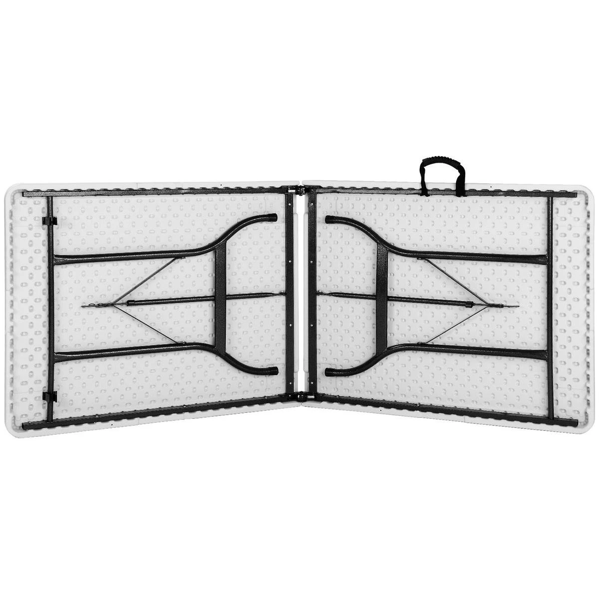 Casaria Tuintafel Opvouwbaar – Met Draaggreep 220x70 Cm – Wit - Afbeelding 11