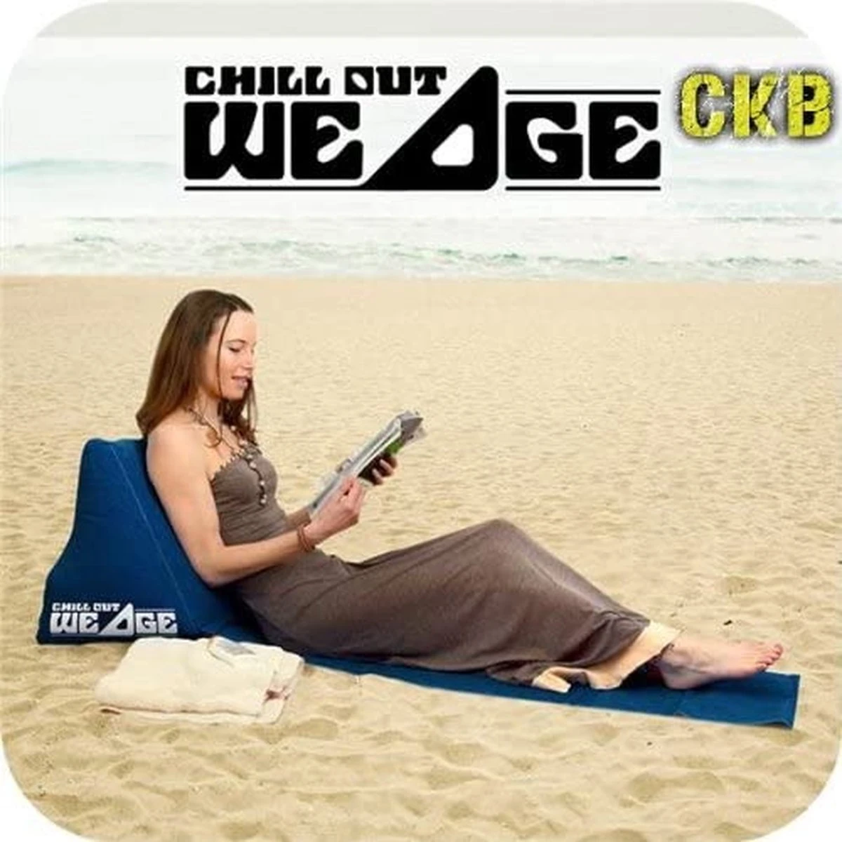 CKB LTD - Chill Out - Luchtbed - Campingstoel - Wedge Opblaasbare Ligstoel - Blauw Strandstoel 1 Persoons Volwassen Luchtbedden Kampeerstoel Vouwstoel Stoel Slaapmatje Slaapmatten Opvouwbaar Volwassenen Tuinstoel Opblaasstoel Kampeerstoelen Lucht - Afbeelding 10