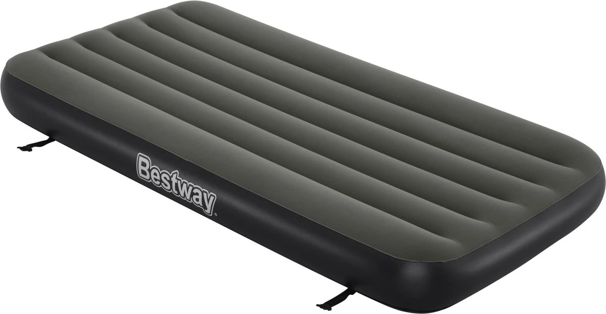 Bestway 3-in-1 Luchtbed - Connect - Zwart - 188x99cm - PVC/Polyester - Single, Double Single En Twin Opblaasbed - Tritech Materiaal - I-Beam Constructie - Afbeelding 2