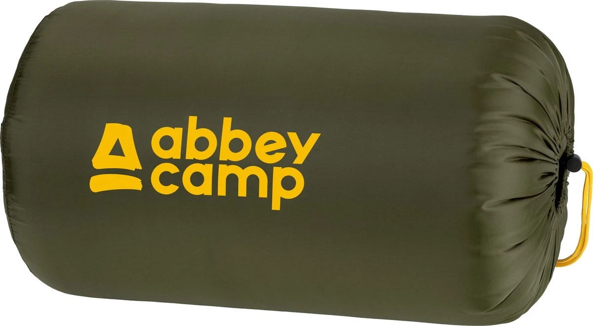 Abbey Camp Slaapzak Amsterdam-07 - Dekenmodel - 210 X 85 Cm - Groen - Afbeelding 5
