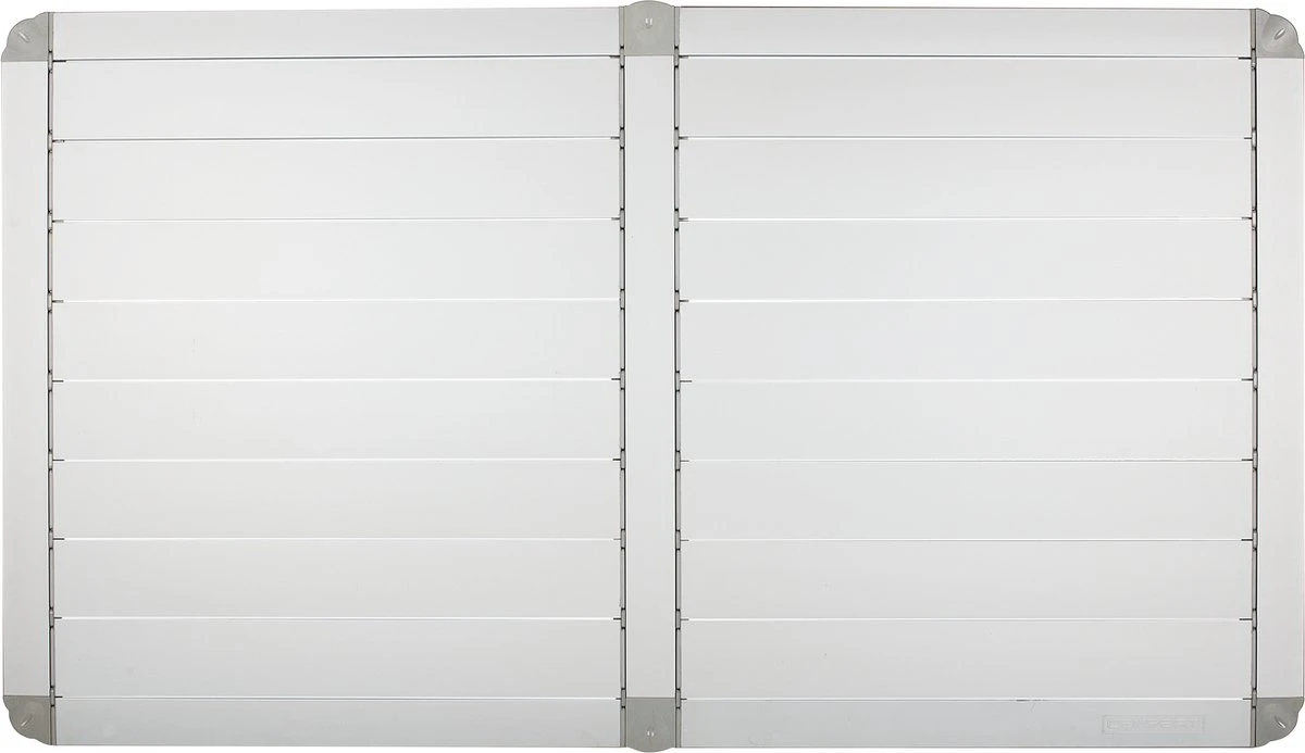 Campart Campingtafel XL TA-0806 - Opvouwbaar, Lichtgewicht En Met Verstelbare Poten - Kampeertafel Inklapbaar Inclusief Opbergtas - 140 X 80 X 70 Cm - Wit - Afbeelding 3