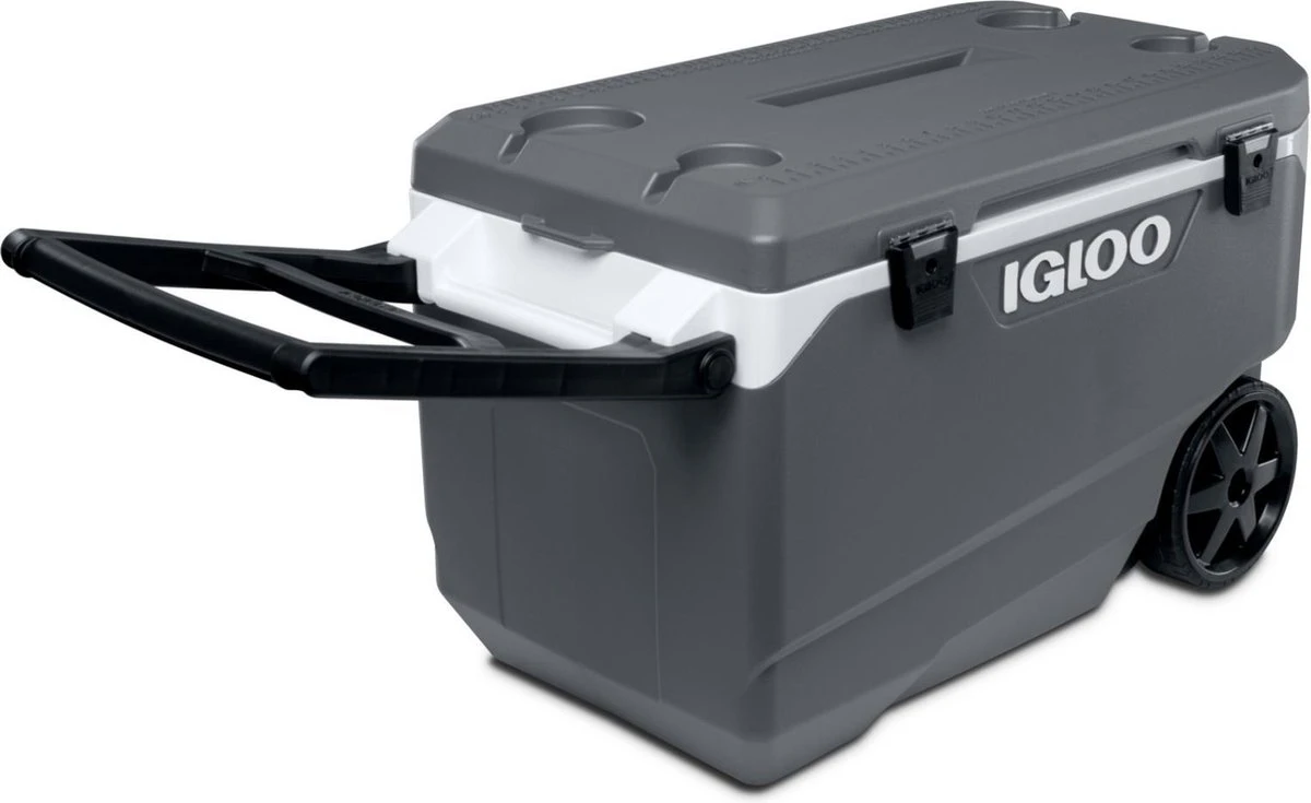 Igloo Latitude 90 Roller - Grote Koelbox Op Wielen - 85 Liter - Grijs - Afbeelding 10