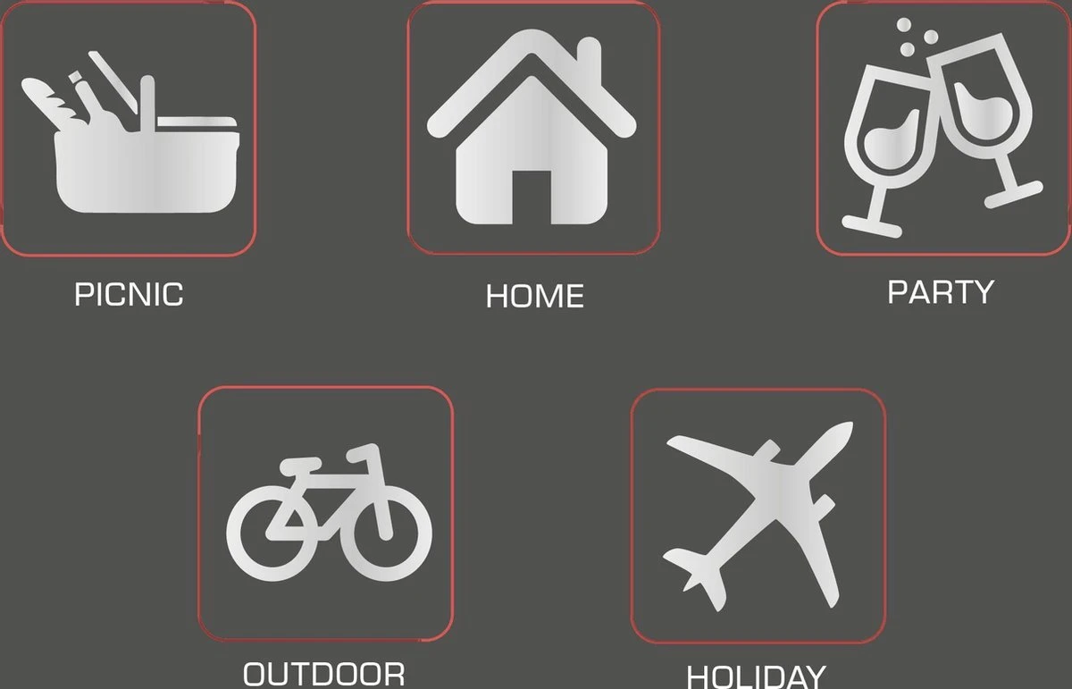 Bomoe Opvouwbare Koeltas IceBreezer KT43 - Koelbox Voor Onderweg - 43x32x28 Cm - 45 Liter - Picknicktas Perfect Voor Barbecues Of Festivals - Afbeelding 7