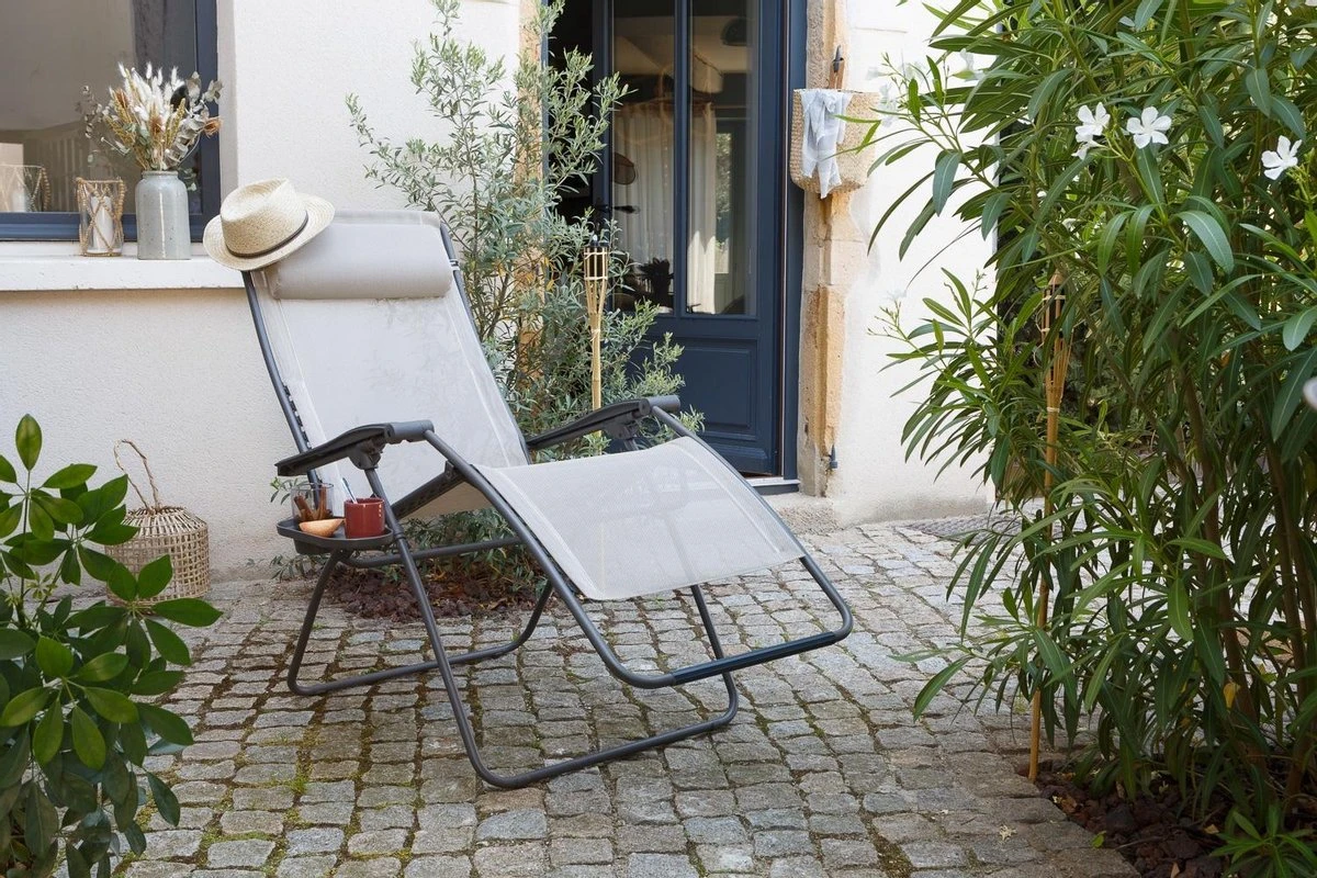 Lafuma RSXA XL Clip - Relaxstoel - Verstelbaar - Inklapbaar - Zero Gravity - Seigle - Afbeelding 4