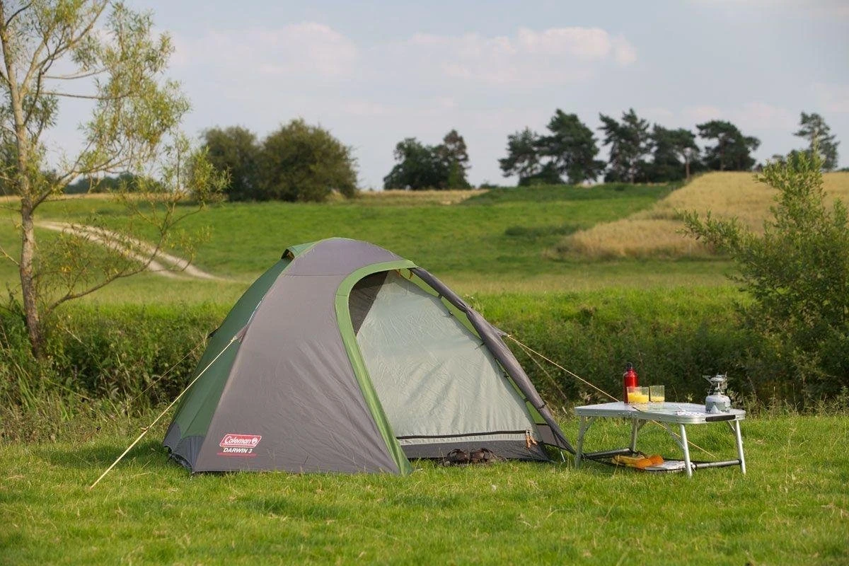Coleman Darwin 3 Plus Koepeltent - 3-Persoons - Groen - Afbeelding 10