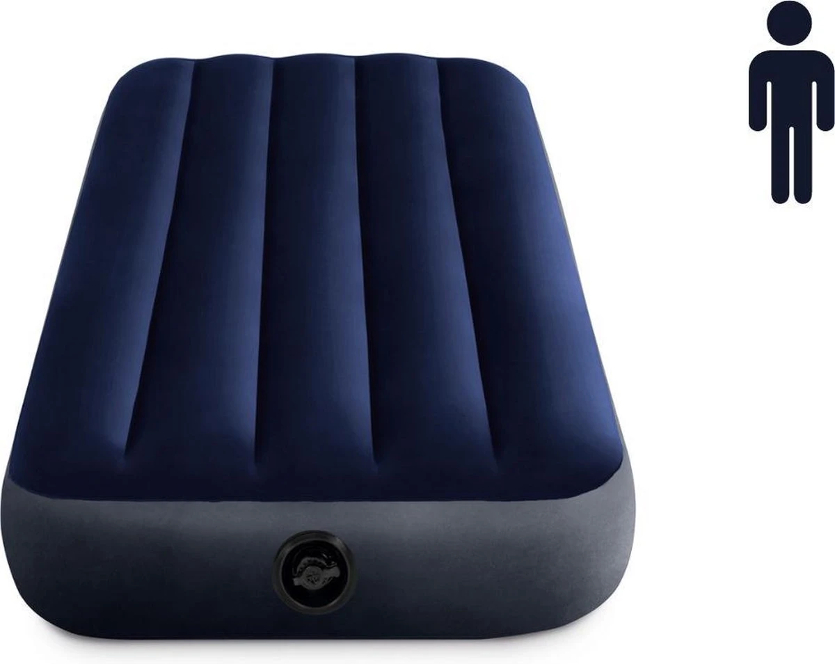 Intex Luchtbed - Classic Downy - Formaat: Cot - B76 X L191 X H25 Cm - 1 Pers. - Met Reparatieset - Afbeelding 10