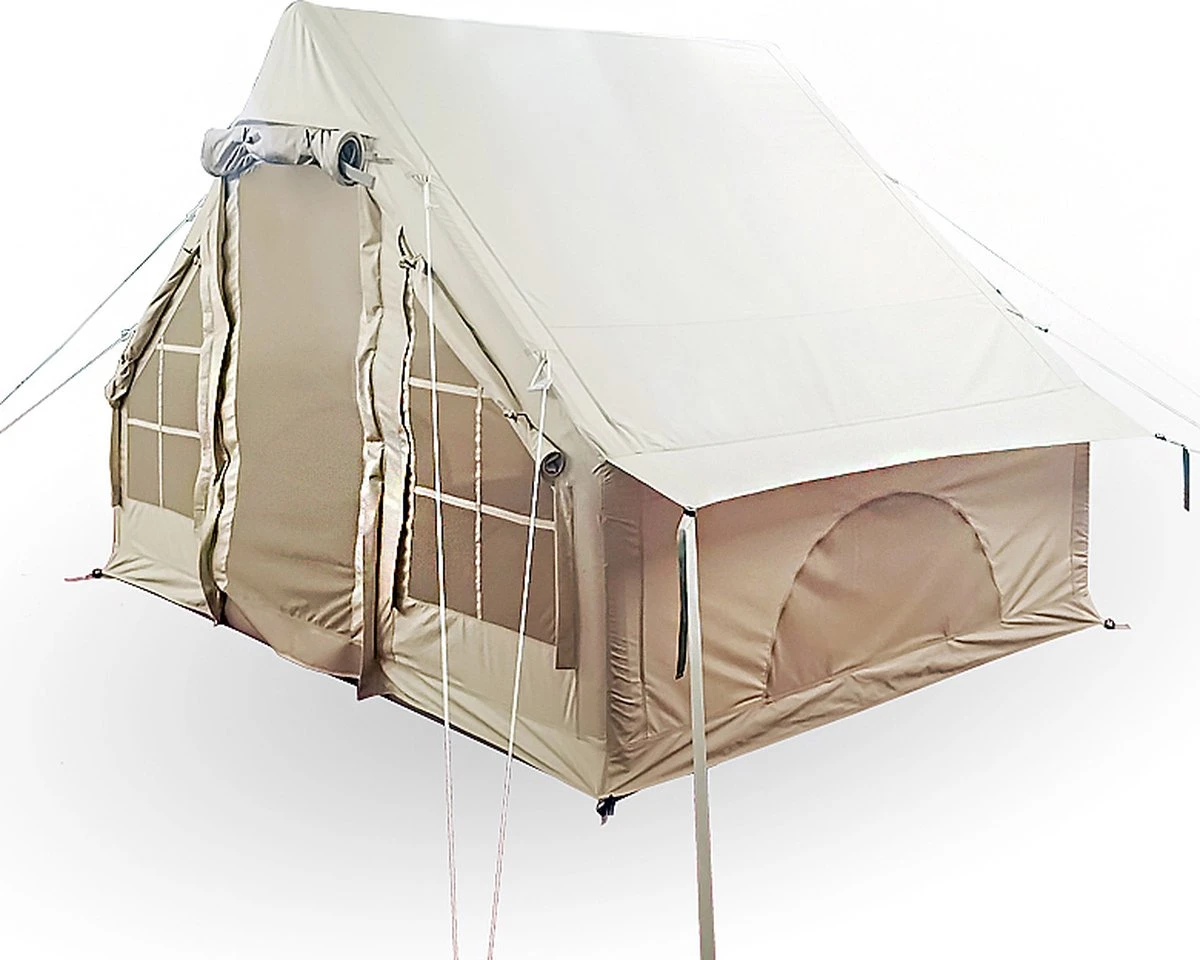 Opblaasbare Vier Persoons Tent Beige 300x200x210 Cm - Afbeelding 9
