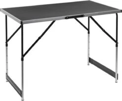 Hi Opvouwbare Campingtafel - 100 X 60 X 73-94 Cm
