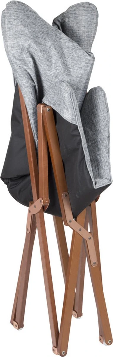 Bo-Camp - Urban Outdoor - Relaxstoel - Bloomsbury - L - Oxford Polyester - Grijs - Afbeelding 9