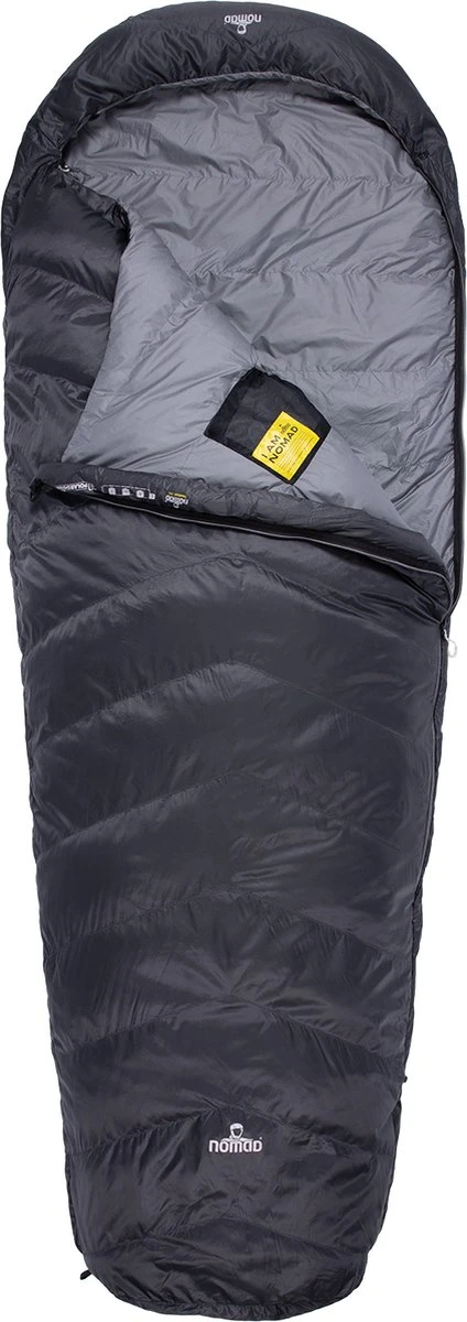 NOMAD® Taurus 250 Slaapzak | 210x80cm Grijs | Lichtgewicht & Kwalitatief | Slaapzak | Incl Hoes - Afbeelding 8