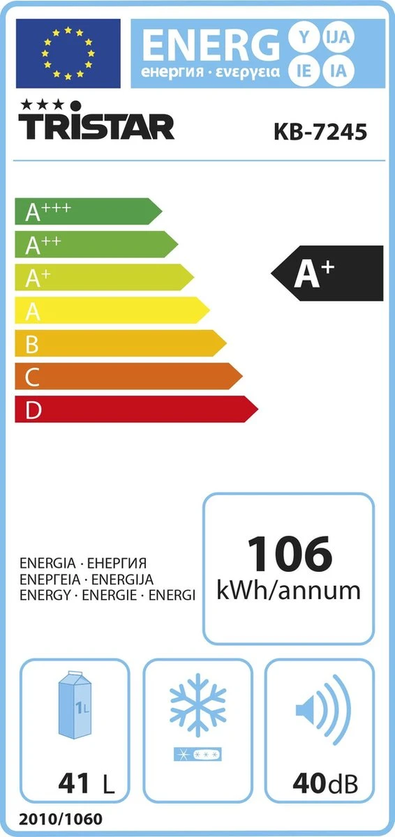 Tristar KB-7245 Elektrische Koelbox - 230V - 41 L - Blauw / Zilver - Afbeelding 2