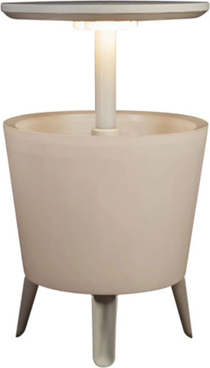 Keter Coolbar Partytafel – Lichtgevend - 49,5x49,5x57cm - Wit