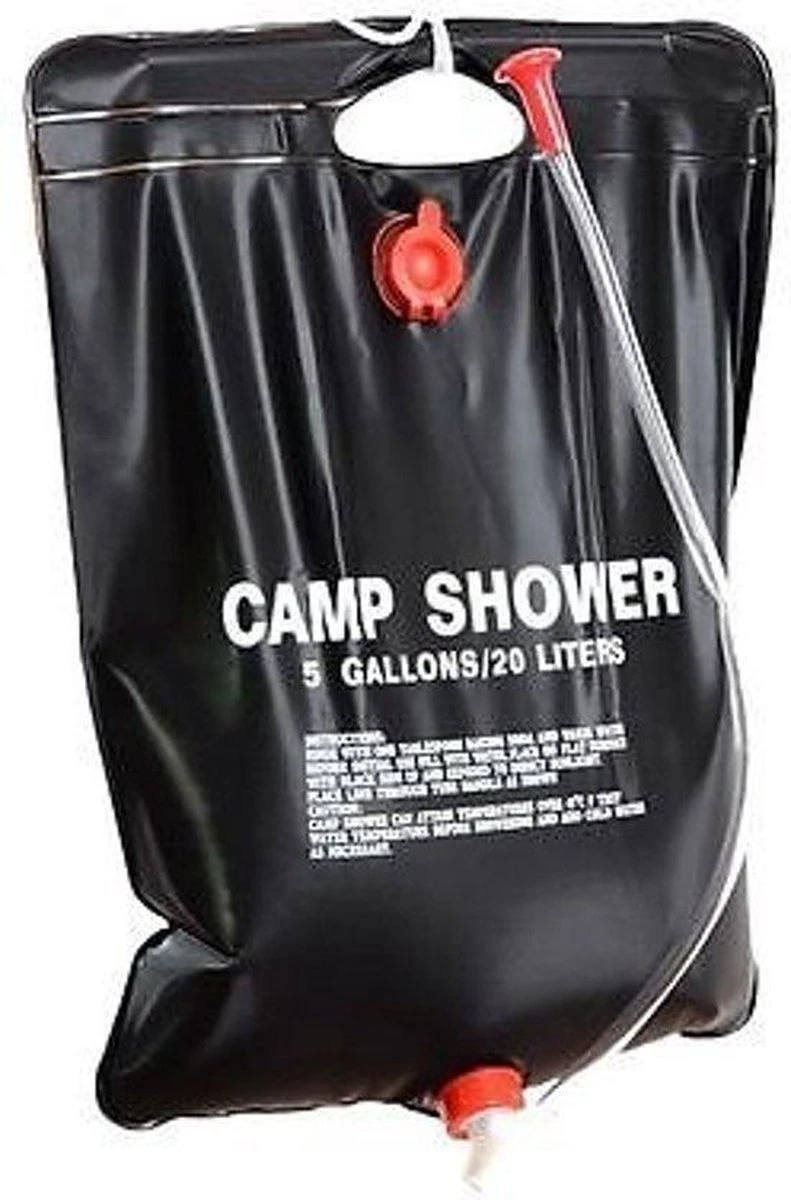 Solar Camping/ Festival Douche 20 Liter Mobiel Opvouwbare (inclusief Douchekop Met Een Slang) - Afbeelding 3