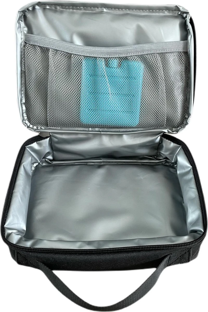 Brisby 4 Laags Geïsoleerde Koeltas - Lunchtas 1.5 Liter - Zwart - Afbeelding 2