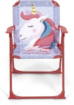 Arditex Klapstoel Unicorn Junior 53 Cm Polyester Roze/blauw