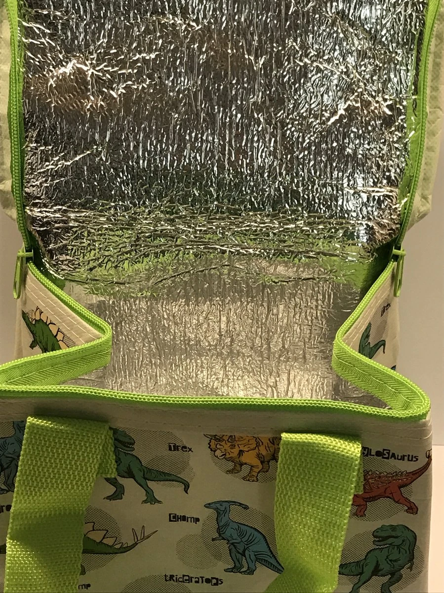Kleine Lunch/sixpack Koeltas - Dinosaurus Print - 21 X 16 Cm - 4,7 L - Afbeelding 2