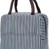 Lunch Bag - Zwart/Wit | Koeltas | Polyester / Nylon | 23x15x20 Cm | Fashion Favorite