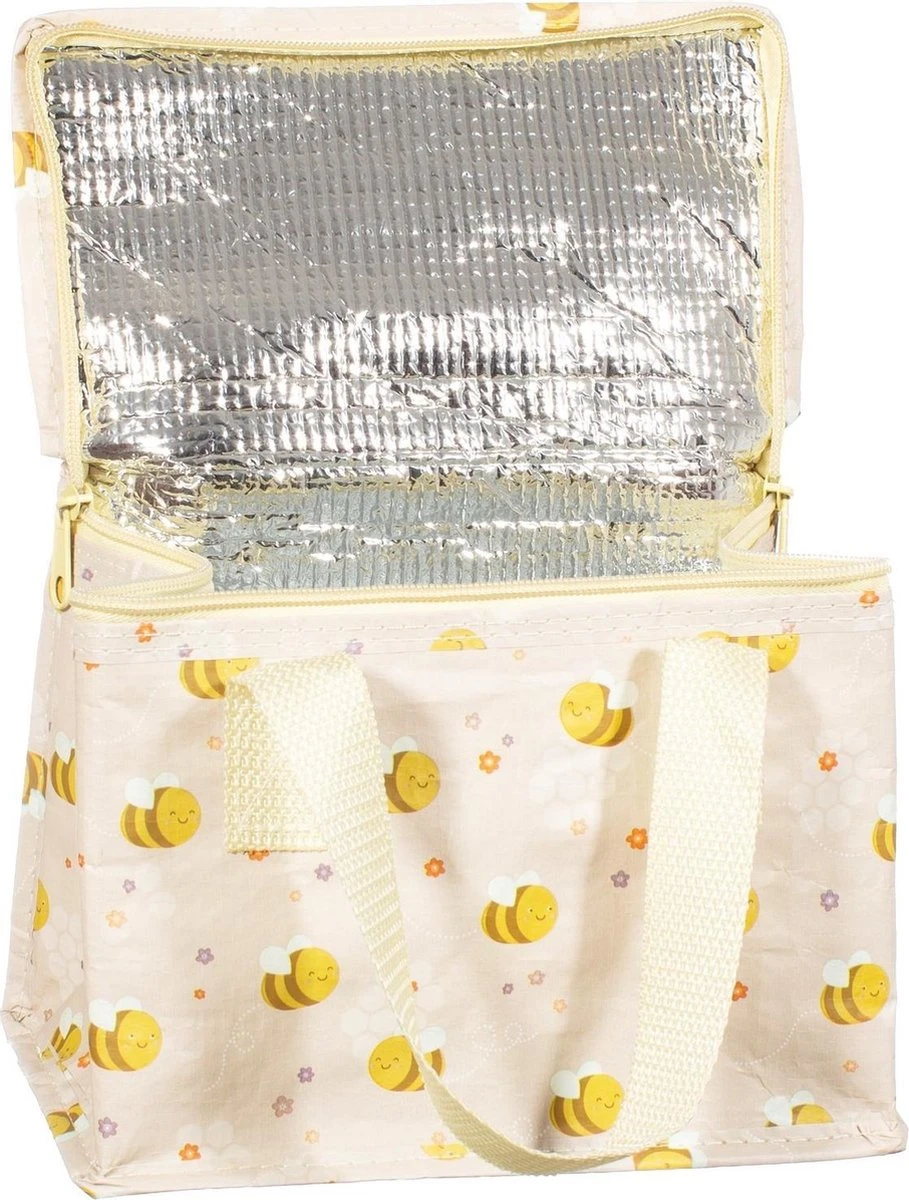 Lunchtasje/ Koeltasje Bijen / Happy Bee Van Sass & Belle - Afbeelding 2