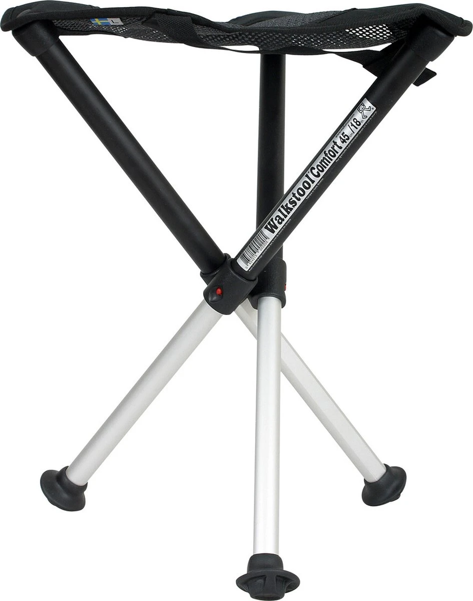 Walkstool - 3-Poots Krukje - Comfort 65 Cm - Verstelbaar - Zwart - Afbeelding 7